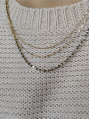 14k Lana Triple Layer Necklace